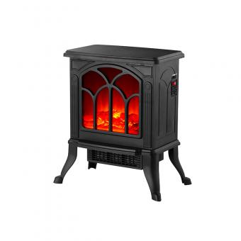 750/1500 Watt Wood Stove Style Electric Heater Factory